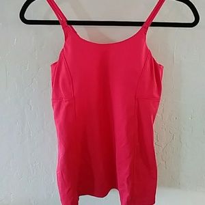 Athleta Wild Card built in padded bra tank 34A